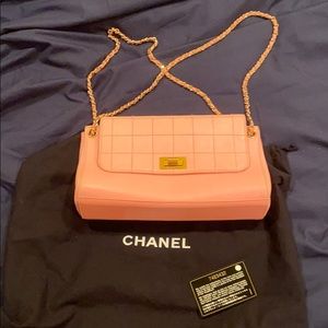 pink Chanel Accordian bag 7469432